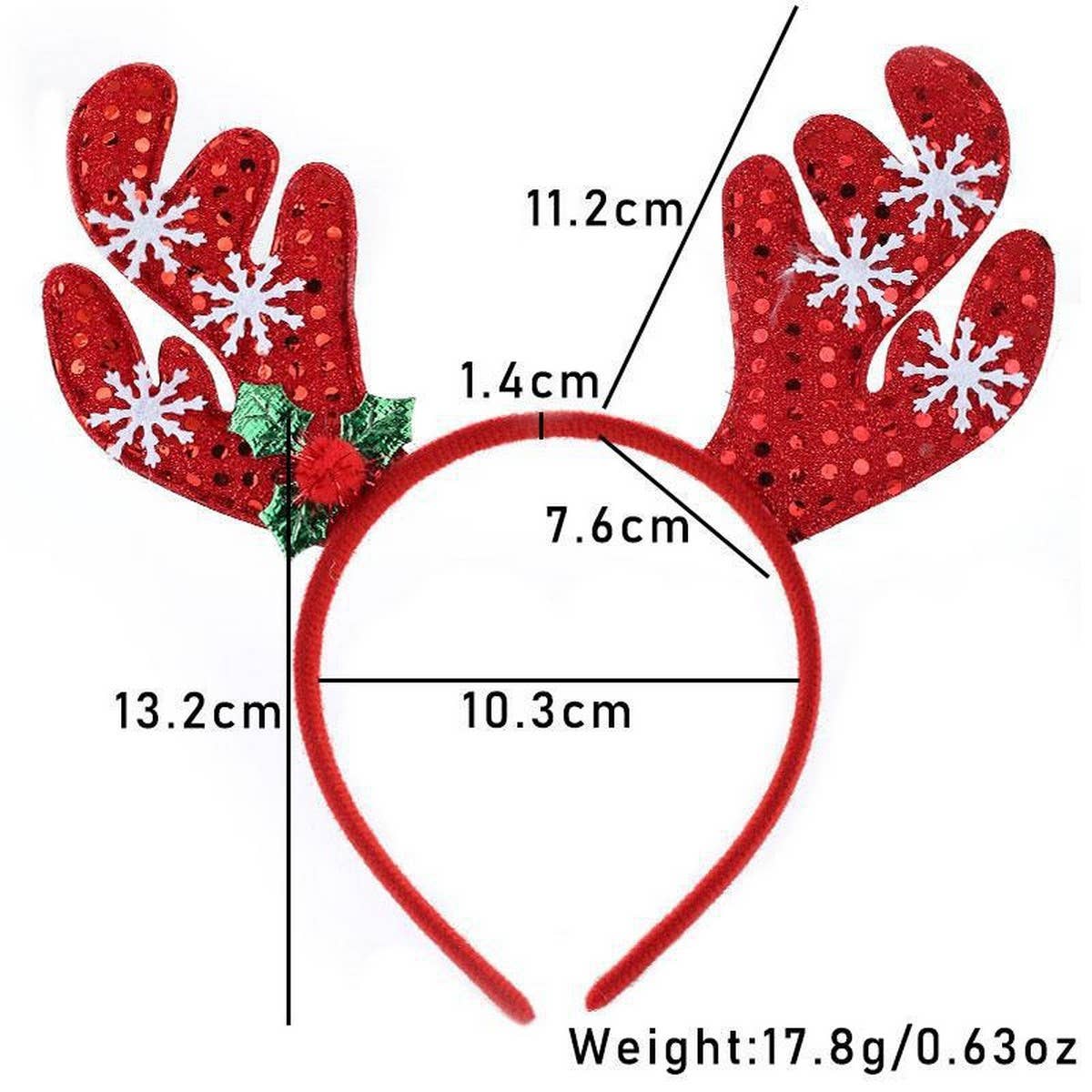 FLUFFY REINDEER HEADBAND FOR CHRISTMAS COSPLAY_CWAHA5669