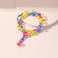BOHO DOUBLE LAYER ANKLET HANDMADE CHAIN_CWMM6362
