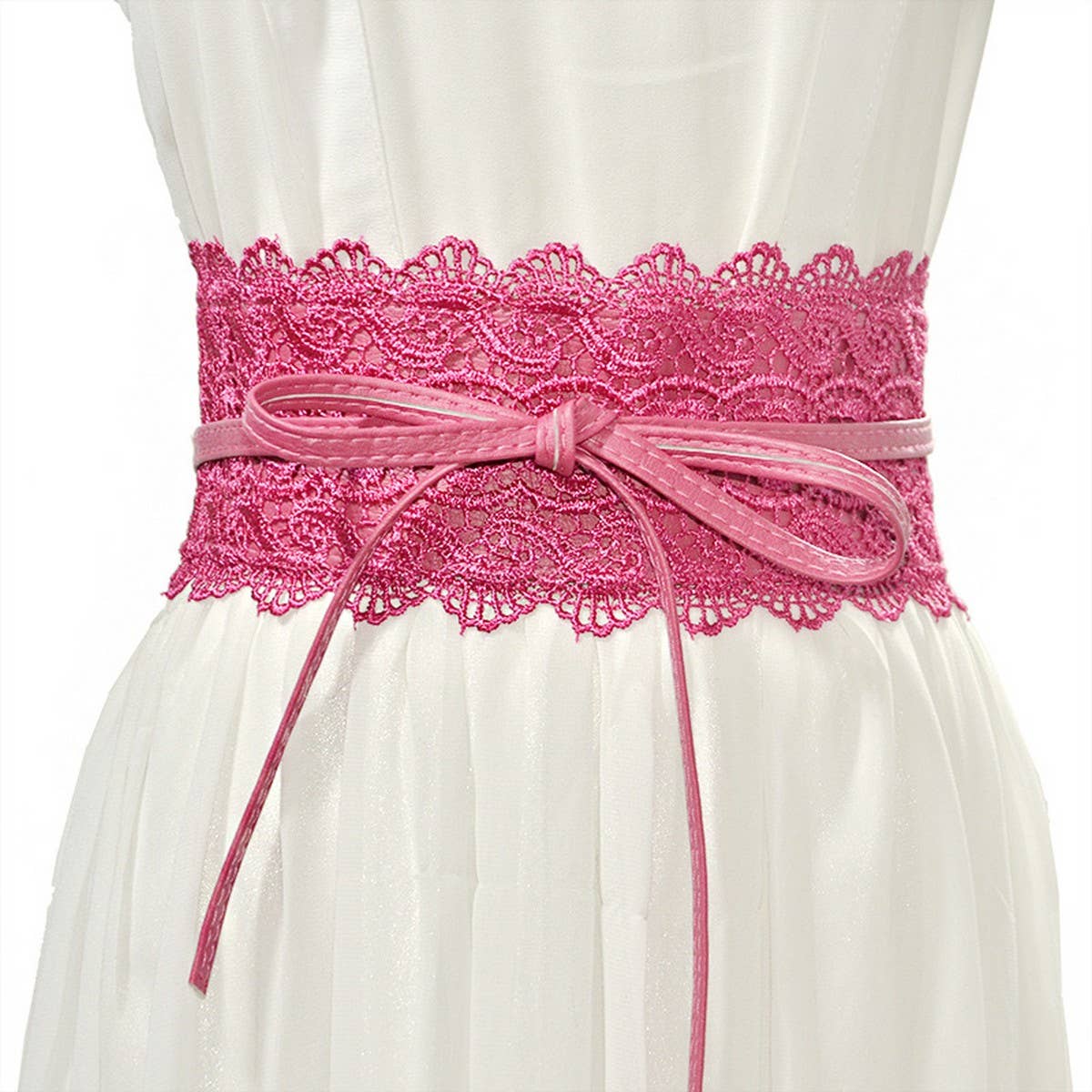 Elegant Lace Wide Waistband ? Fashion Accessory_Cwmm1009