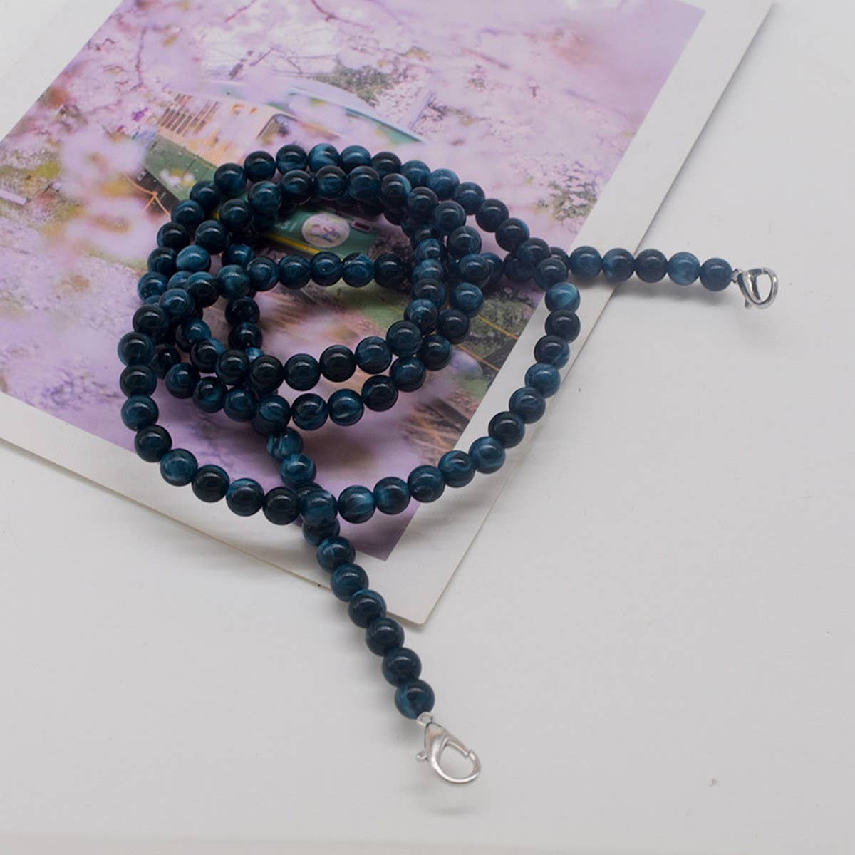 ACRYLIC BEADS CHAIN STRAP PHONE CASE BAG CROSSBODY_CWMM5060