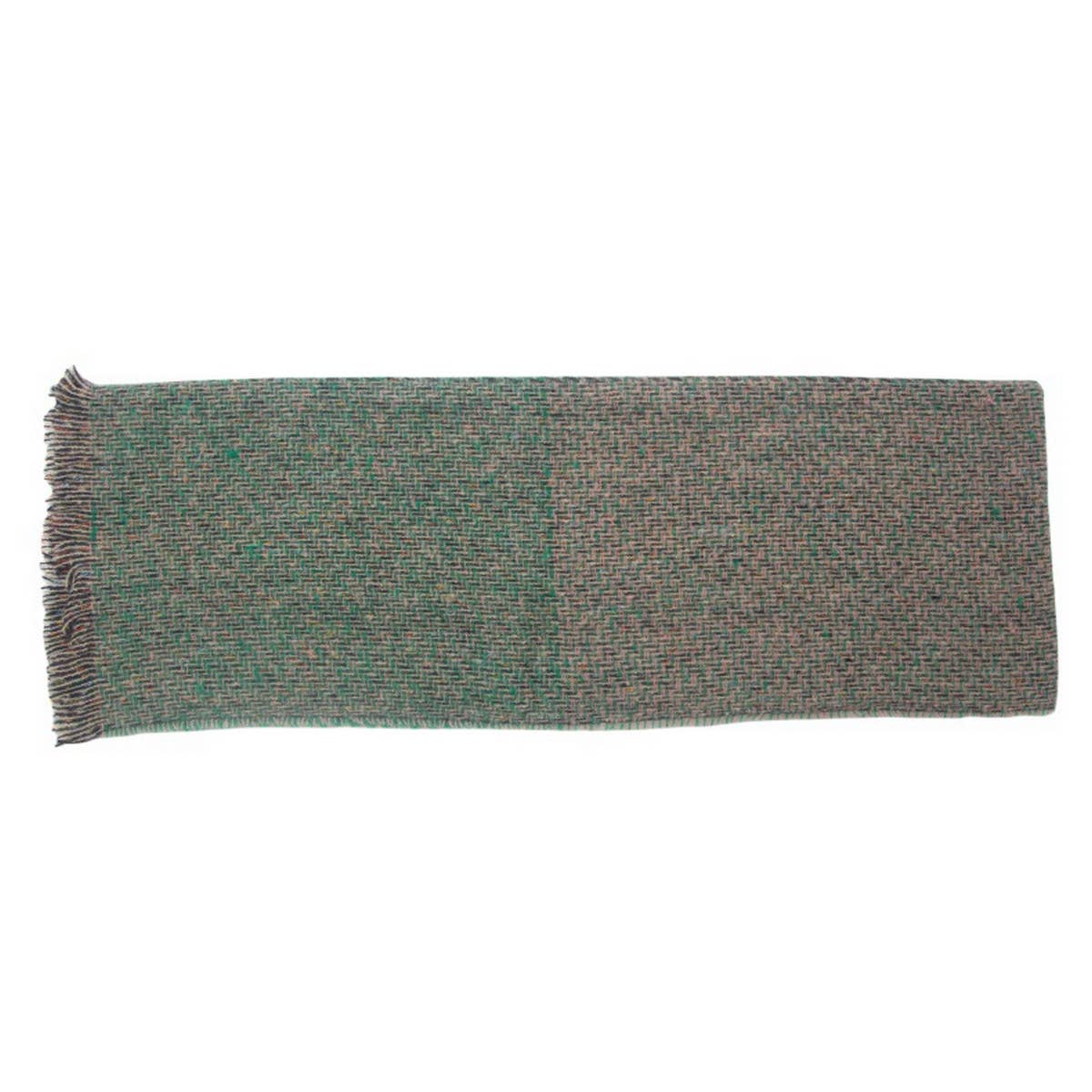 FRINGE PATCHWORK SCARF UNISEX WINTER SHAWL WRAP_CWASC0873