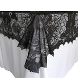 HALLOWEEN BLACK LACE TABLECLOTH_CWMM1719
