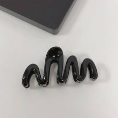 Wave Design Hair Claw, Large For Thick Hair_Cwaha0300