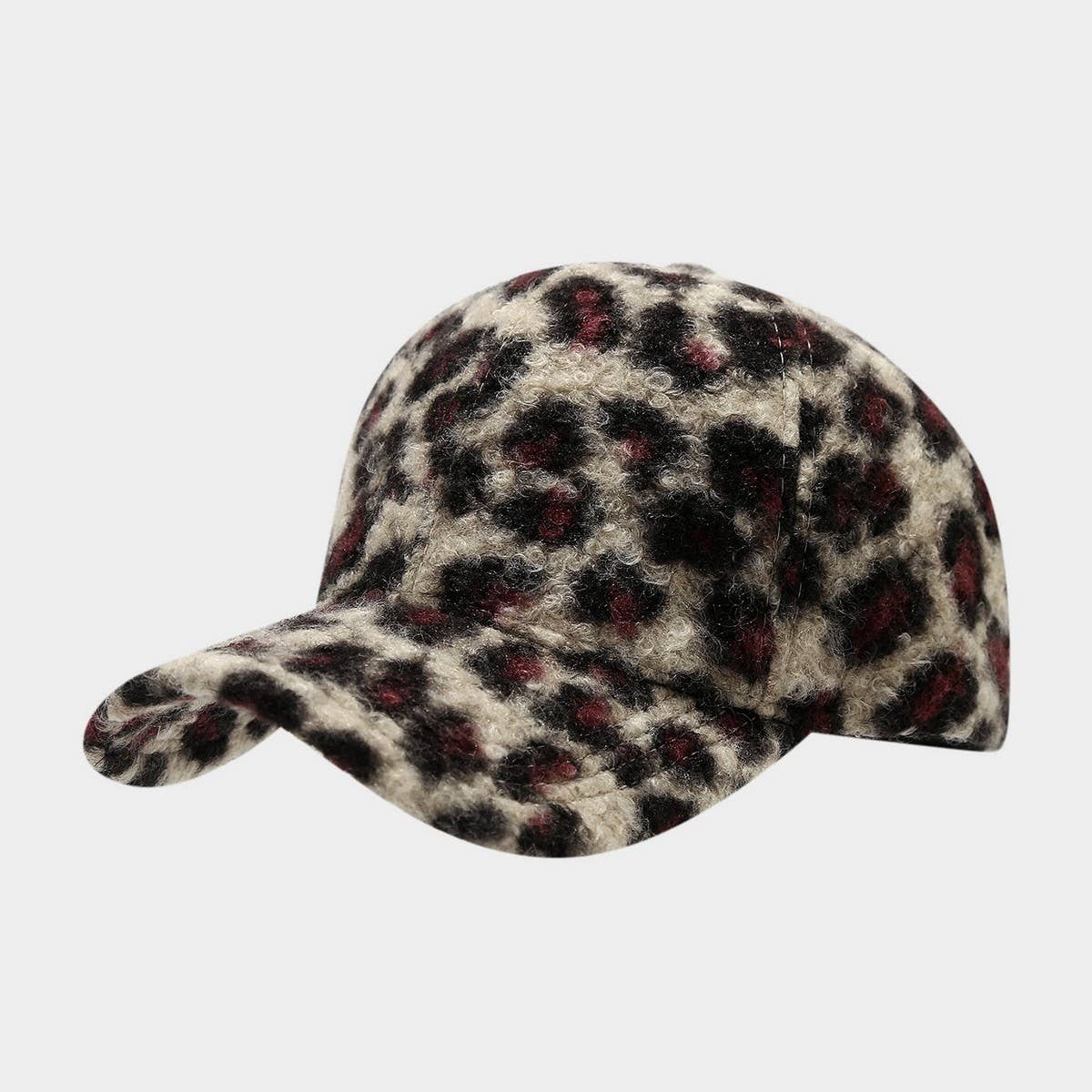Women¡¯S Leopard Print Baseball Cap Retro Duckbill_Cwah04725
