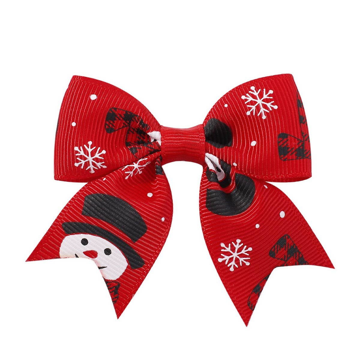 GIRLS XMAS HAIR CLIP WITH REINDEER SNOW_CWAHA6693