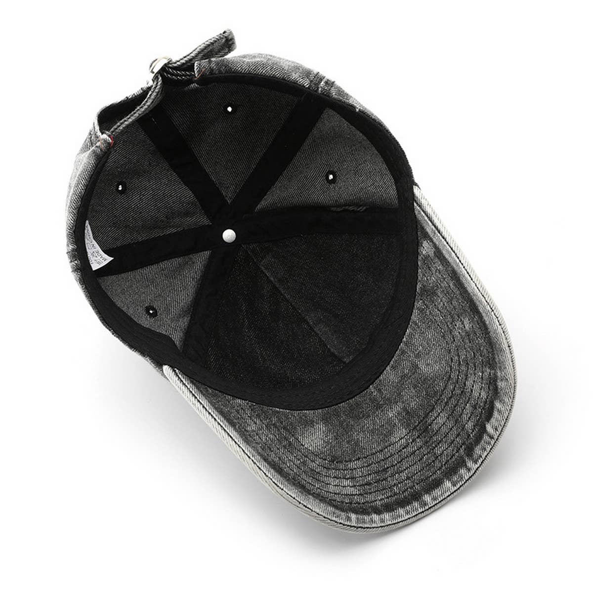 Cwah3216_Personalized Retro Solid Color Washed Baseball Cap
