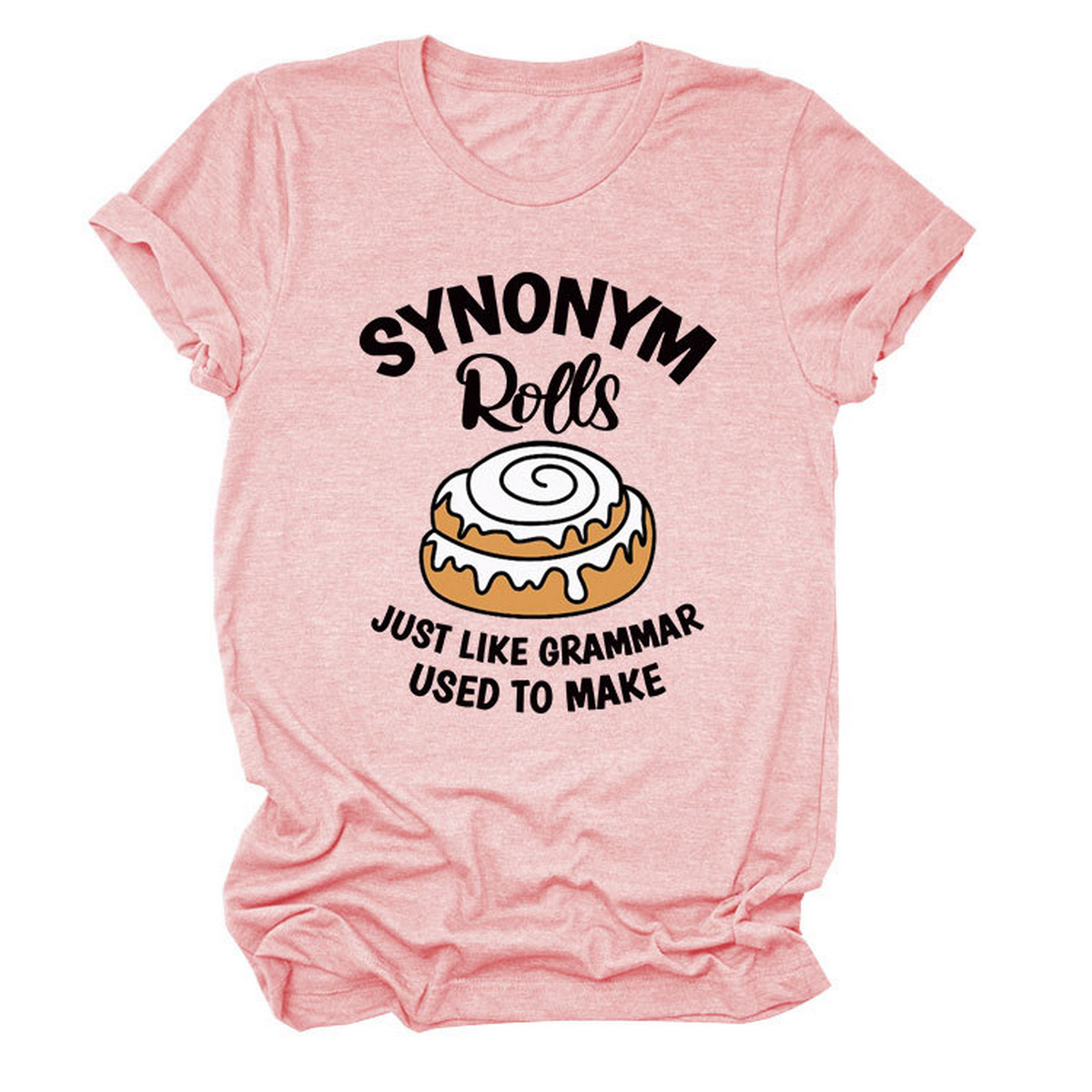 LOOSE FIT WOMEN S T SHIRT WITH CUTE GRAPHIC _CWTTSL0486