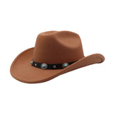 COUPLE S POLYESTER COWBOY JAZZ HAT ETHNIC STYLE_CWAH04384