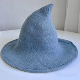 Halloween Woolen Witch Hat With Big Brim