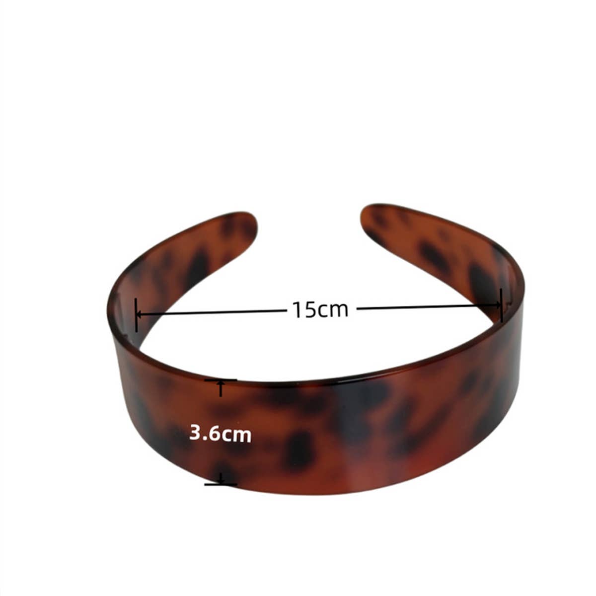 LEOPARD PRINT NON SLIP WIDE BRIM HEADBAND_CWAHA2682