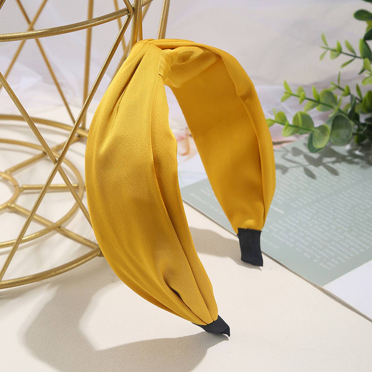 RETRO SOLID COLOR HIGH SKULL HEADBAND_CWAHA1685