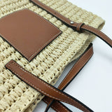 RETRO DAILY LARGE CAPACITY SHOULDER STRAW BAG_CWAB2032