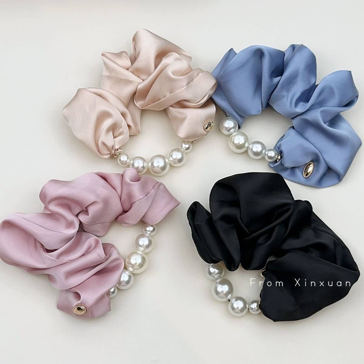 PEARL HAIRBAND LARGE SATIN HAIRBAND_CWAHA3965