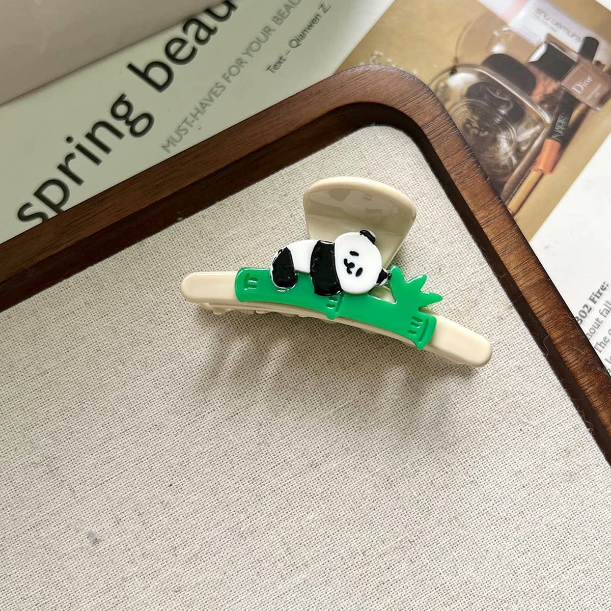 CUTE BOW CHERRY ACETATE HAIR CLAW CLIP FOR GIRLS_CWAHA5779