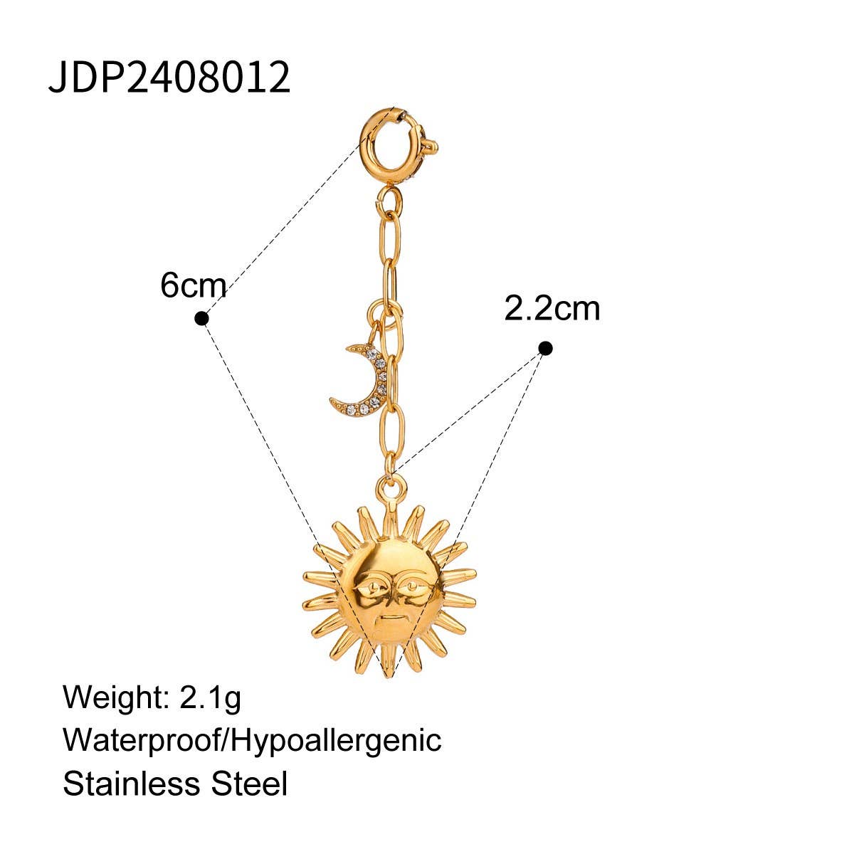 DIY DIAMOND STARFISH BIKINI BUCKLE PENDANT_CWMM4693