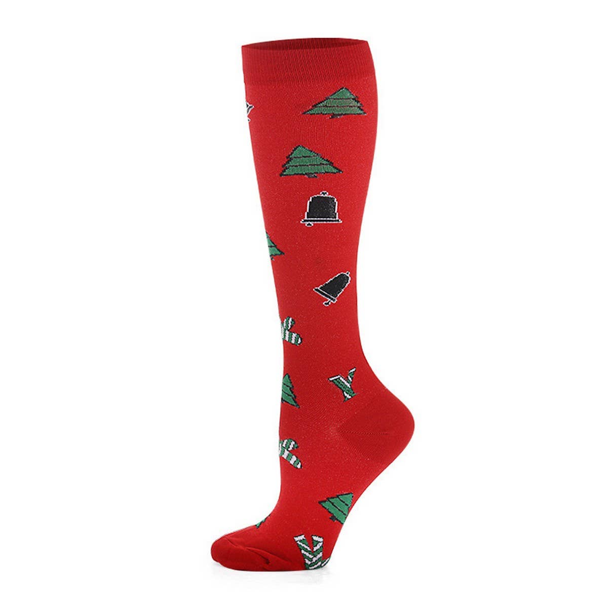 Women'S Christmas Compression Socks Sports_Cwms1871