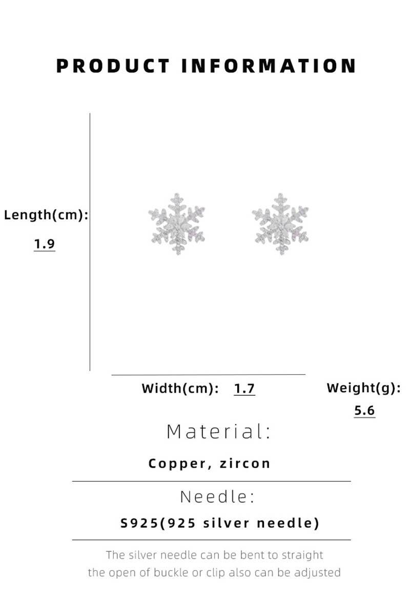 SNOW STUD EARRINGS_CWAJE0335