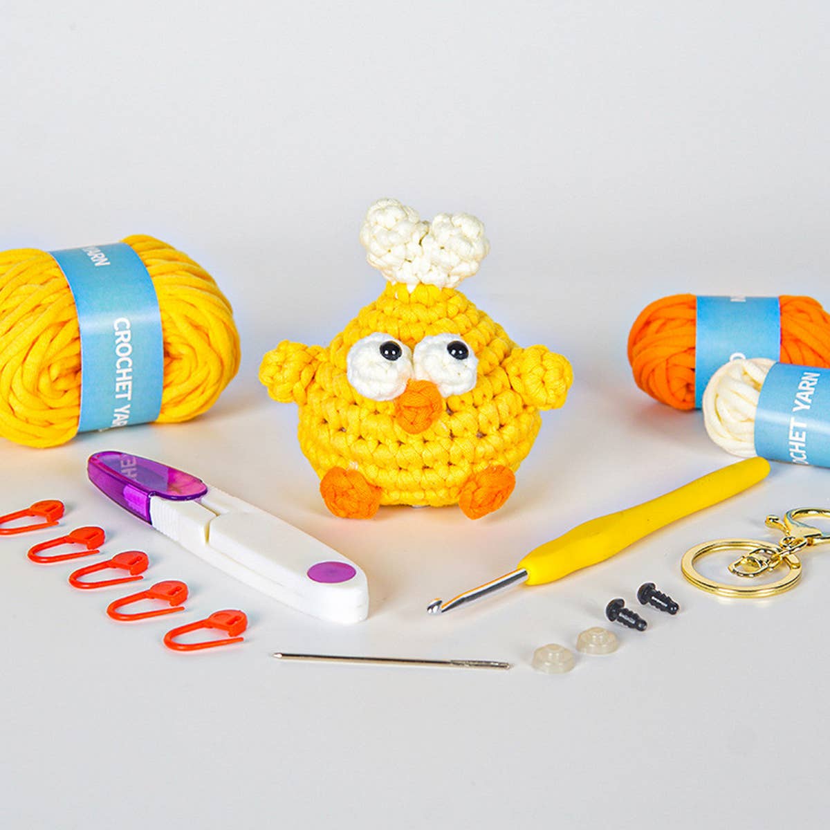 HANDMADE DIY KEYCHAIN CROCHET MATERIAL PACK_CWMM0840