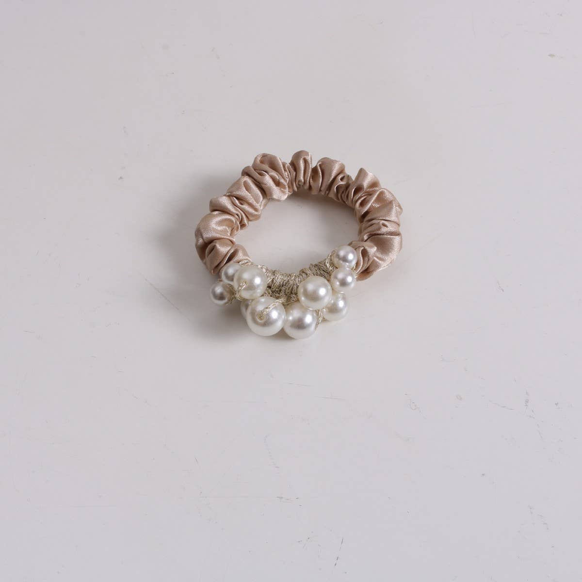 ELEGANT PEARL SCRUNCHIE SIMPLE CUTE NEW HAIR TIE_CWAHA6767