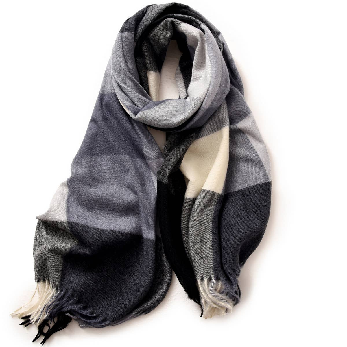 ELEGANT PLAID SHAWL WINTER SCARF FOR WOMEN_CWASC0170