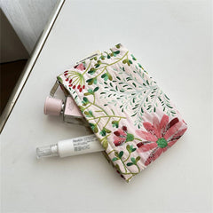 Floral Makeup Bag Travel Wash Wallet Storage Pouch_Cuab00693