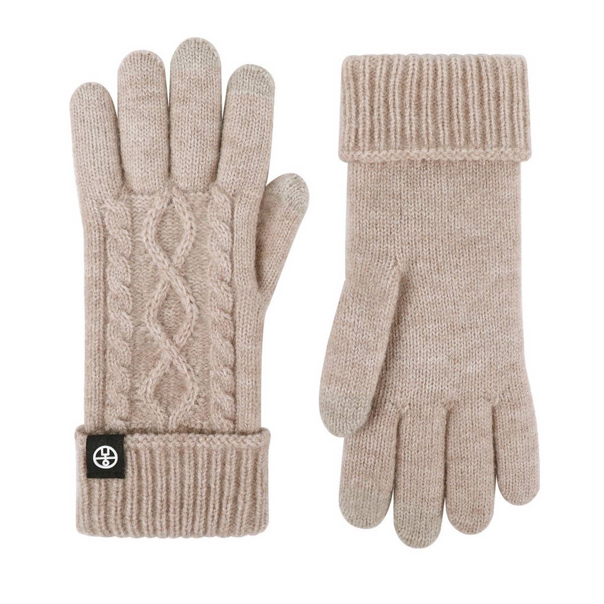 Winter Cycling Wool Twist Touch Screen Gloves_Cwag0391