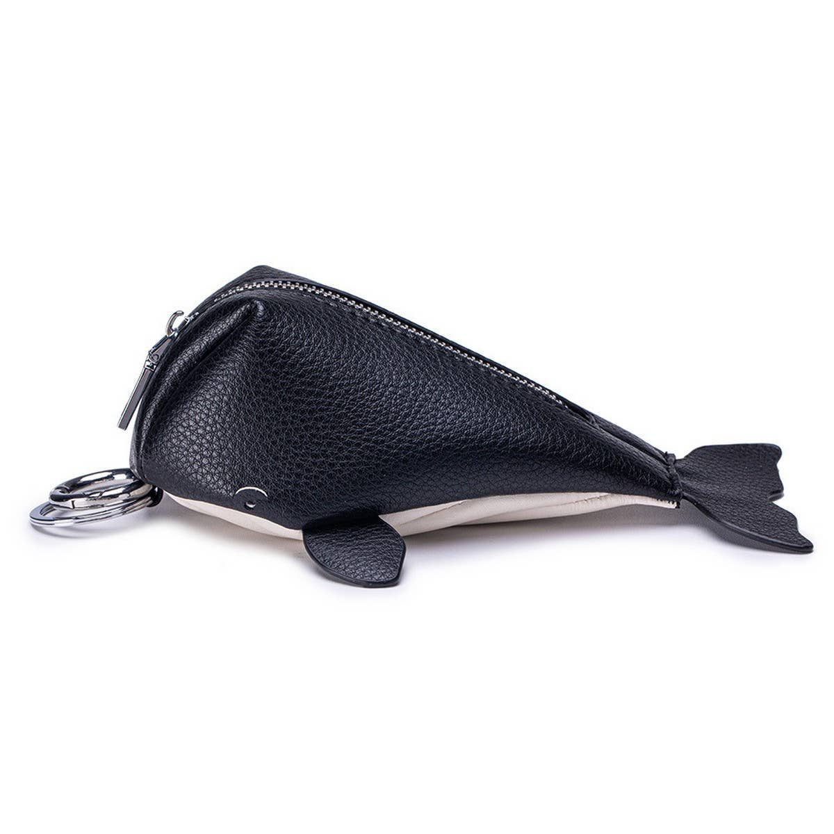 Whale Shaped Portable Leather Key Wallet_Cuab00368
