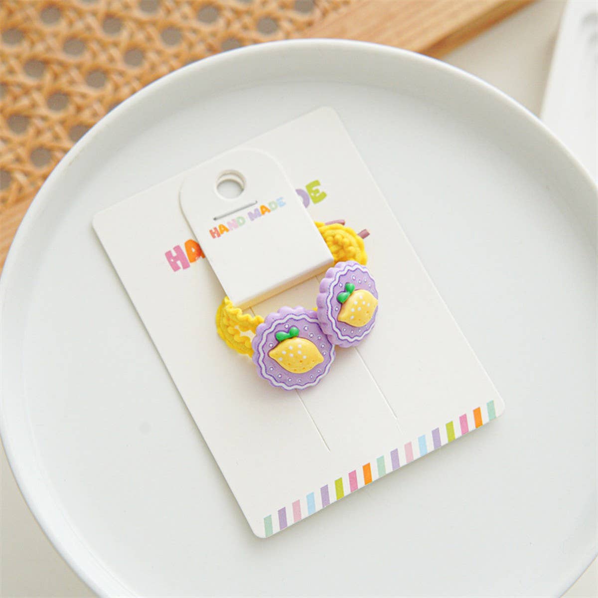 CANDY COLOR CUTE BOW CHILDRENS HAIR TIES_CWAHA1118