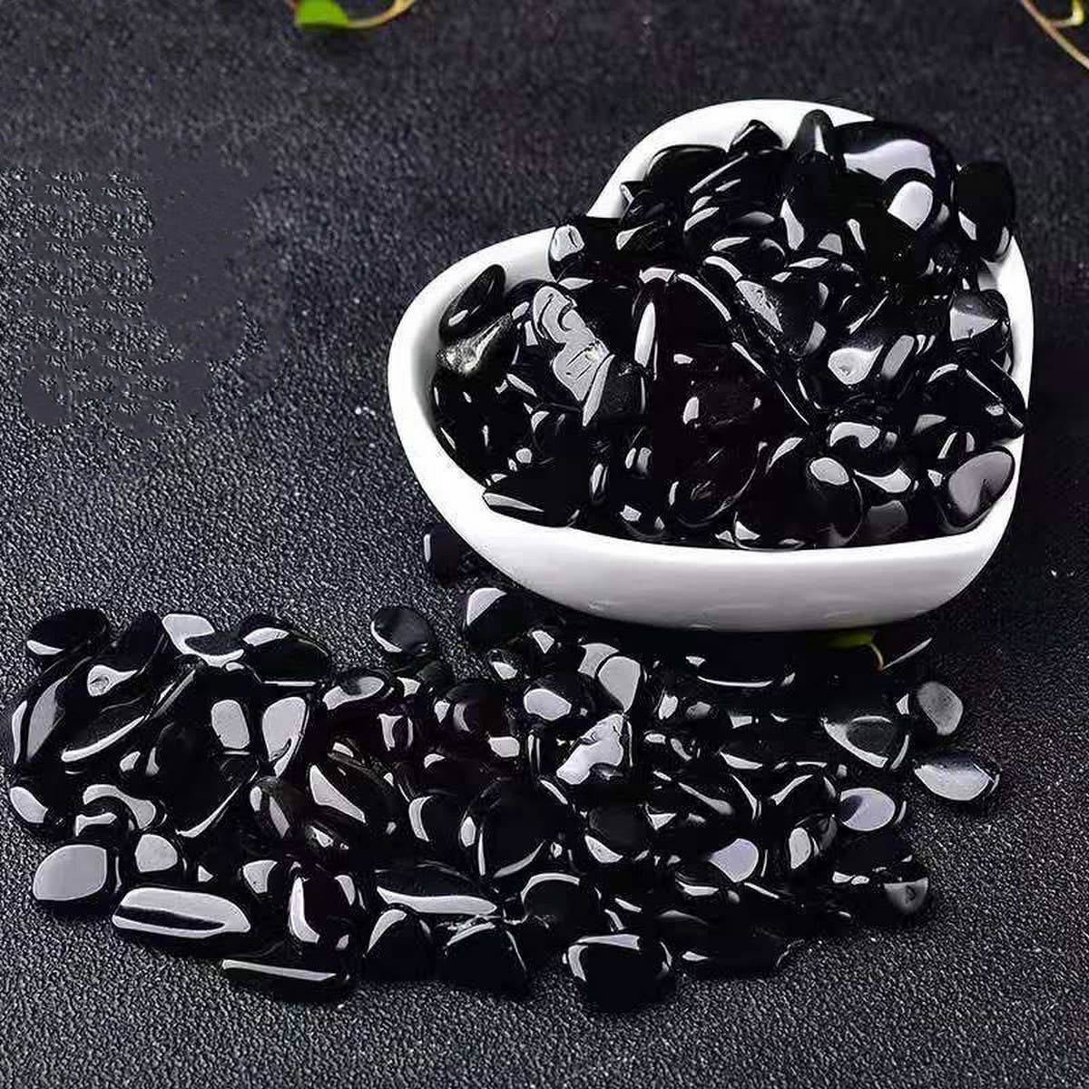 NATURAL OBSIDIAN CHIPS FOR DIY JEWELRY_CWMM8130