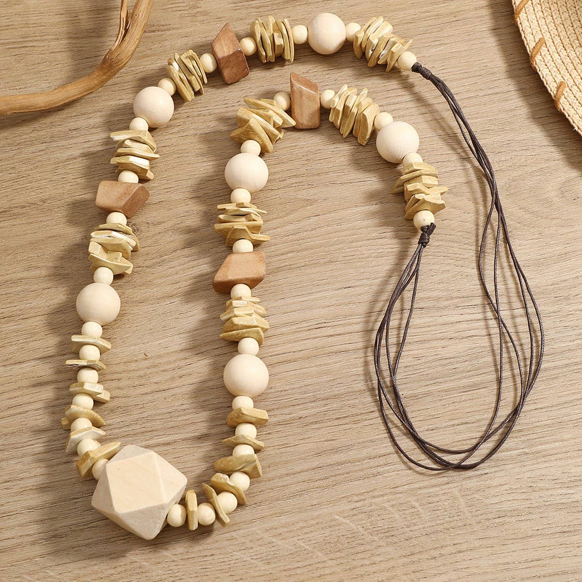 EXOTIC RETRO ETHNIC BRAIDED LONG NECKLACE_CWMM4404