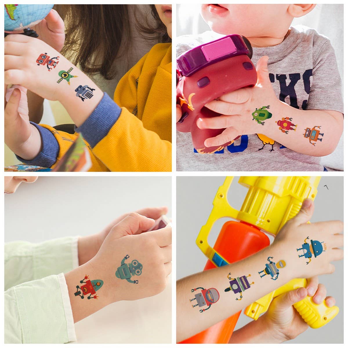 CUTE WATERPROOF TEMPORARY TATTOO STICKERS SET_CWMM8372