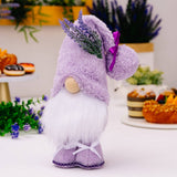 Cwmm10345_Purple Gnome Plush Doll Lavender Mother Day
