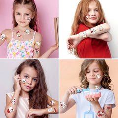 CUTE DOG APPLE TATTOO STICKERS FOR KIDS_CWMM8225