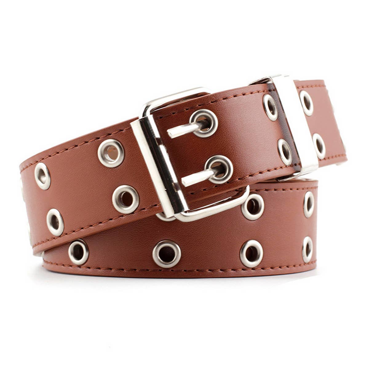 Cwabe0870_Fashionable Punk Belt With Chain