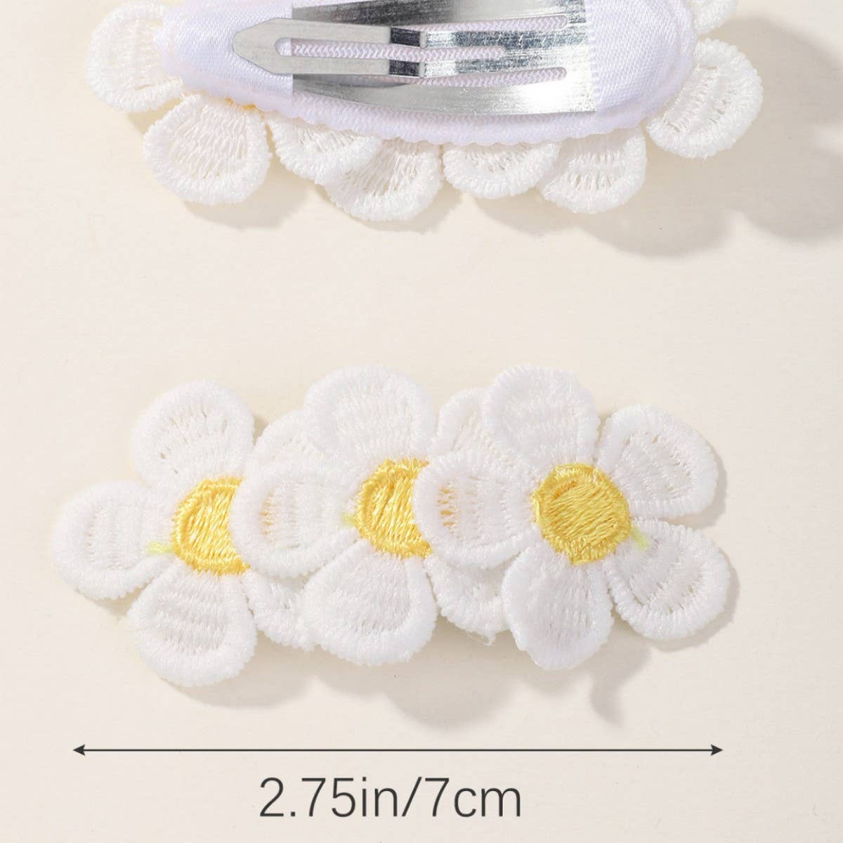 BABY FABRIC BOW BB CLIP SET GENTLE ON HAIR_CWAHA6713