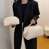 SIMPLE LEATHER MOTHER AND CHILD COSMETIC BAG_CWAB4436