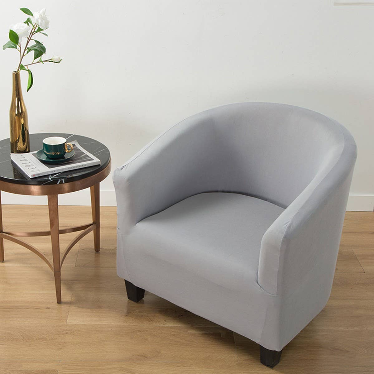 SINGLE SOFA CHAIR COVER SMALL ROUND FIT_CWMM8319