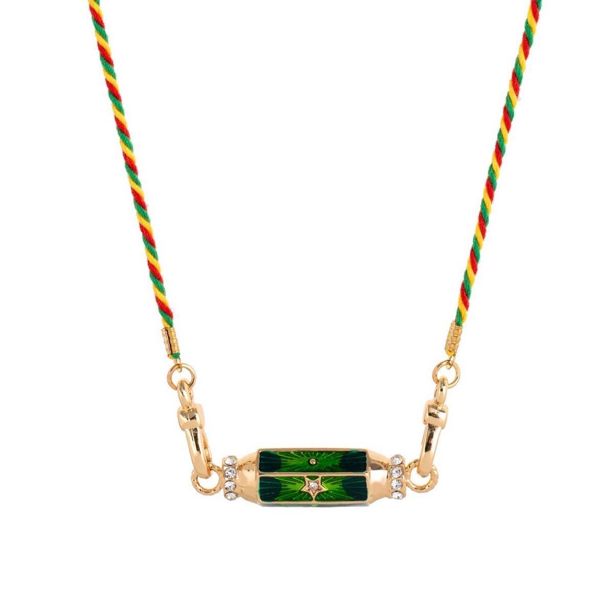 EVIL EYE CHARM CHOKER COLORFUL COTTON PENDANT_CWMM6968