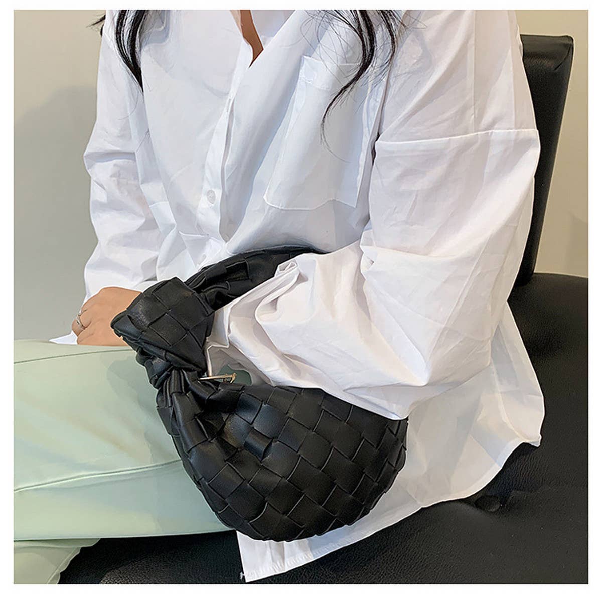 Women Armpit Soft Leather Handbag_Cwab1579