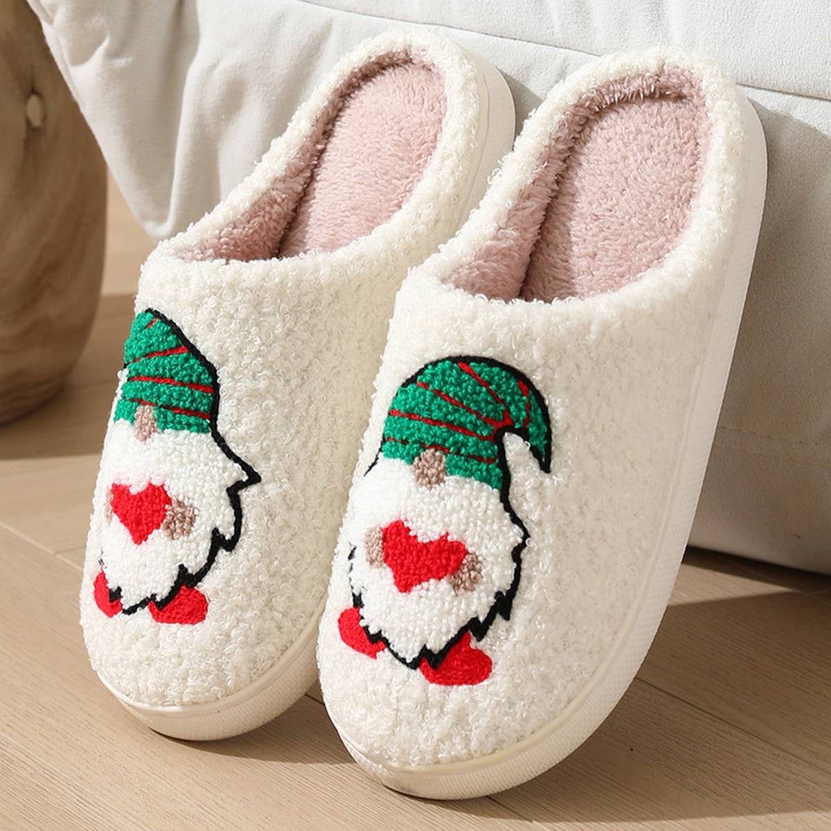 HOME CHRISTMAS CUTE DWARF WARM COTTON SLIPPERS_CWMM3070
