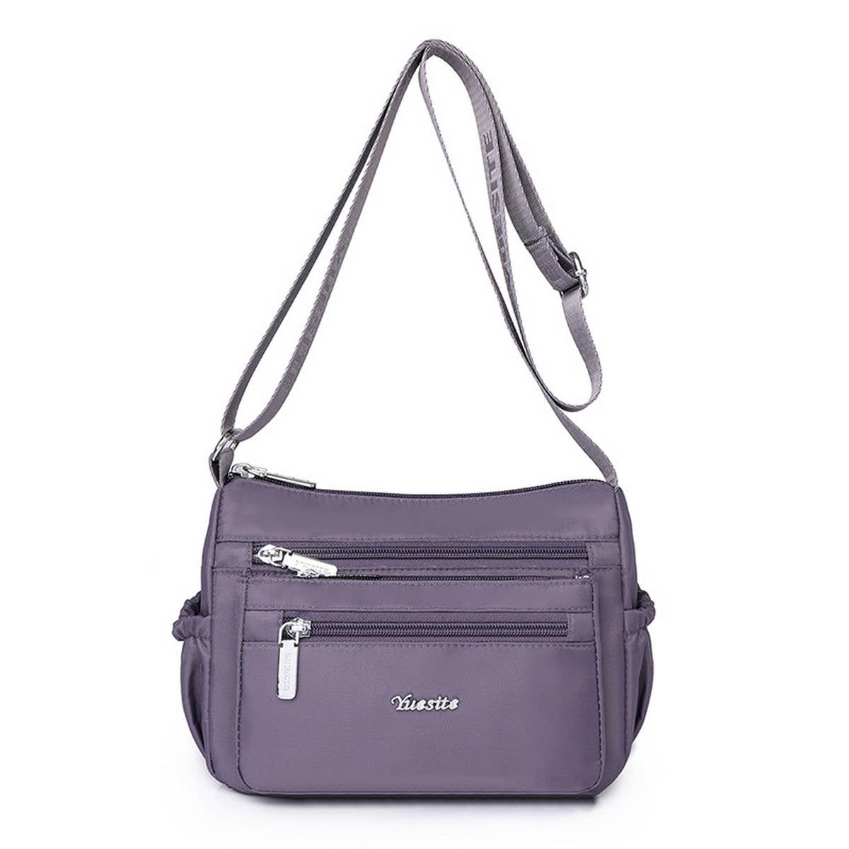 Nylon Multi-Compartment Shoulder Crossbody Bag_Cwasc1752