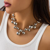 PUNK STYLE IMITATION PEARL NECKLACE_CWAJE1125