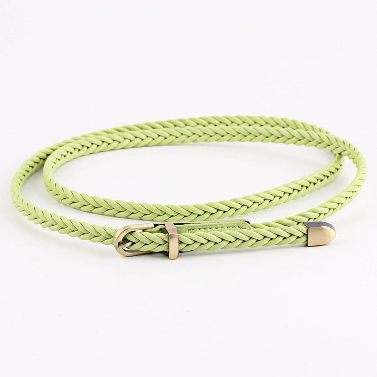 Vintage Woven Slender Belt For Dresses_Cwabe0189