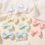 GLITTER BOW HAIR CLIP SET FOR GIRLS PARTY DAILY_CWAHA6731