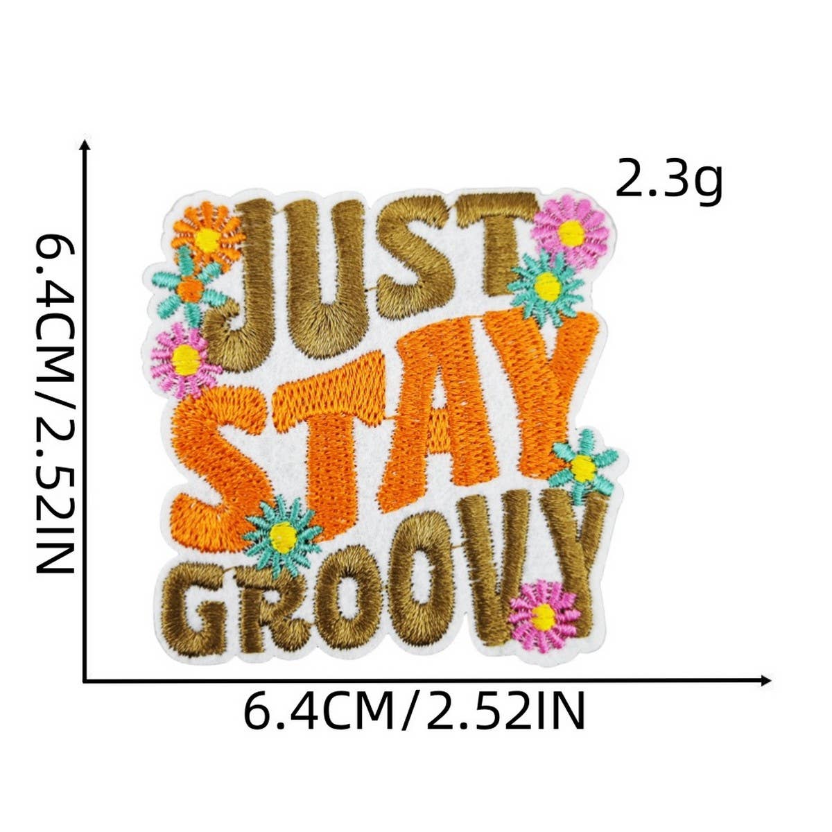 GRAFFITI DECORATED SUITCASE EMBROIDERED PATCH_CWMM4045