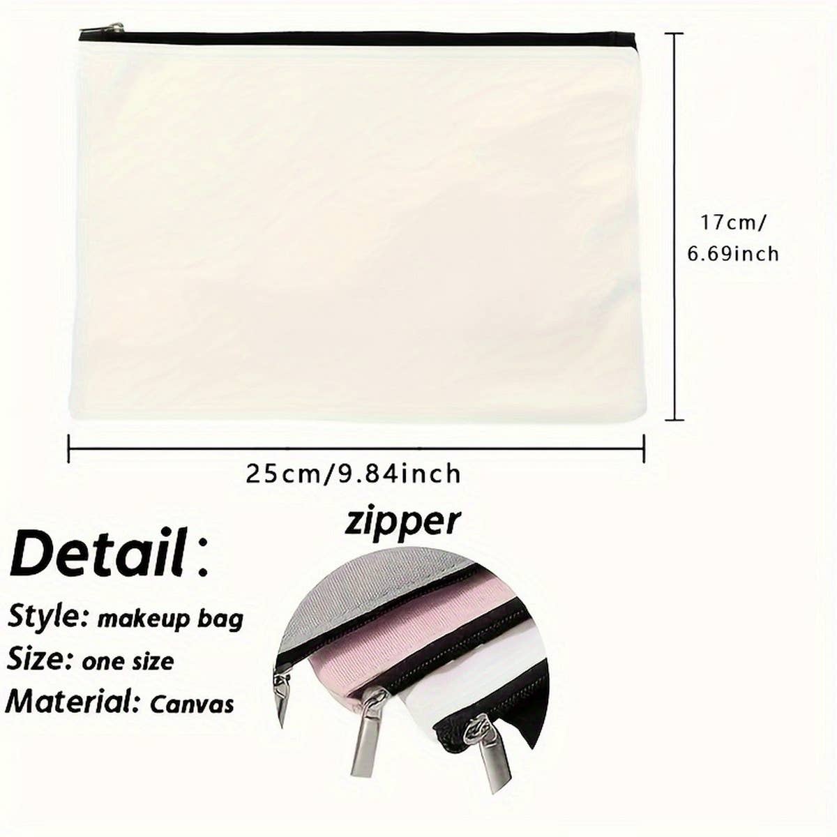 CUTE HARD WORKING BEE PRINTED COSMETIC BAG_CWAB2269