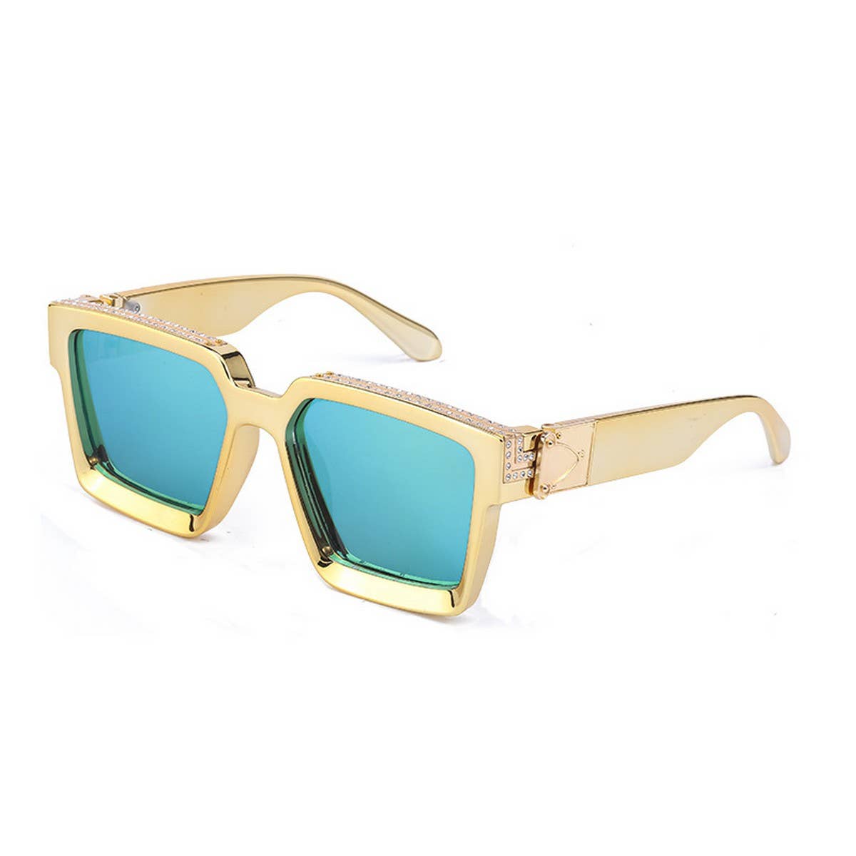 LARGE SQUARE FRAME SUNGLASSES WITH DIAMONDS_CWASG0662