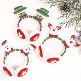CHRISTMAS DECORATIONS CARTOON EARMUFFS HAIRPIN_CWAHA3378