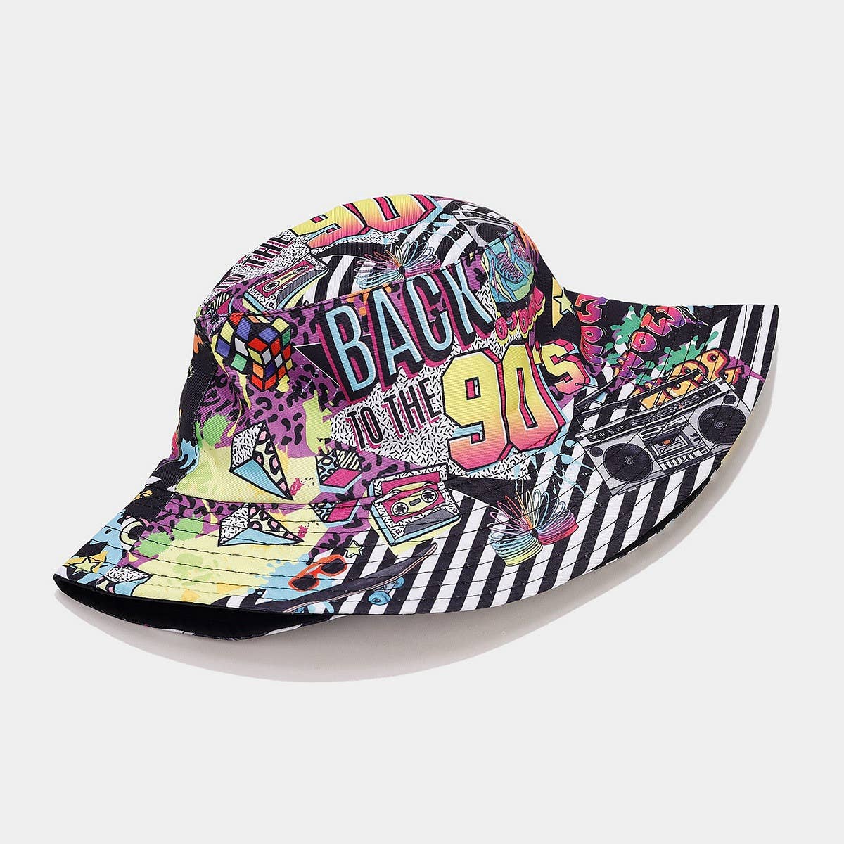 NOSTALGIC CLASSIC PARTY BUCKET HAT_CWAH1642