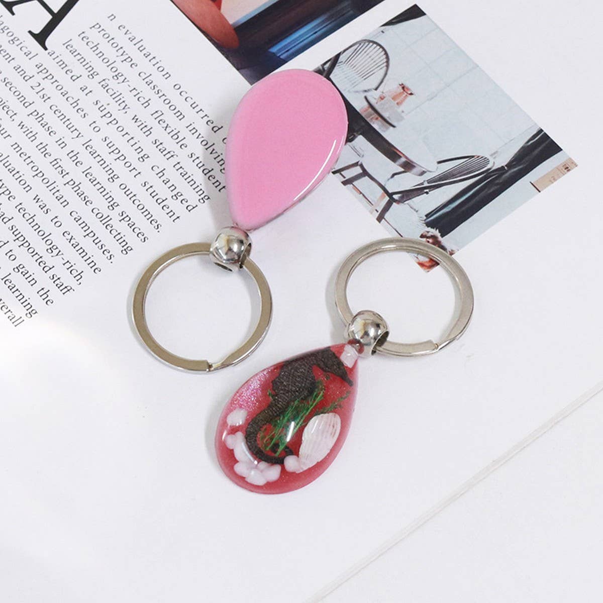 NEW CREATIVE SEAHORSE KEYCHAIN SOUVENIR PENDANT_CWMM3707